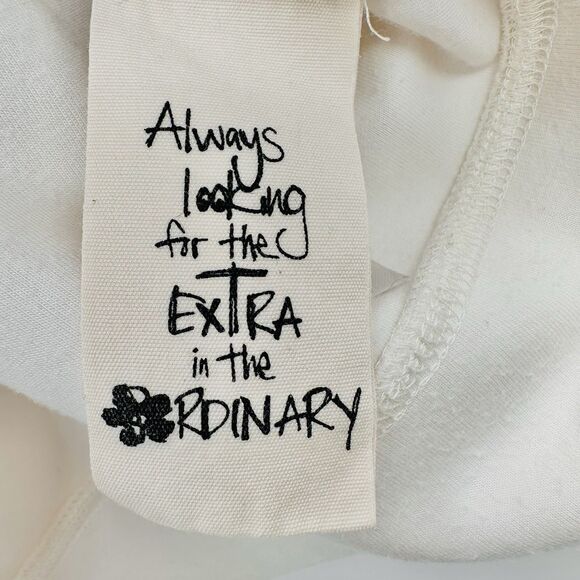 Ted Baker Womens Saina Sweatshirt 2 Cropped White Blue Toile Embroidered Artsy - Picture 11 of 13